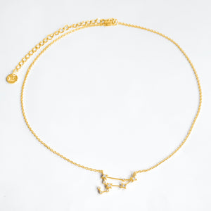 Zodiac Constellation Pendant (Leo) - Gold